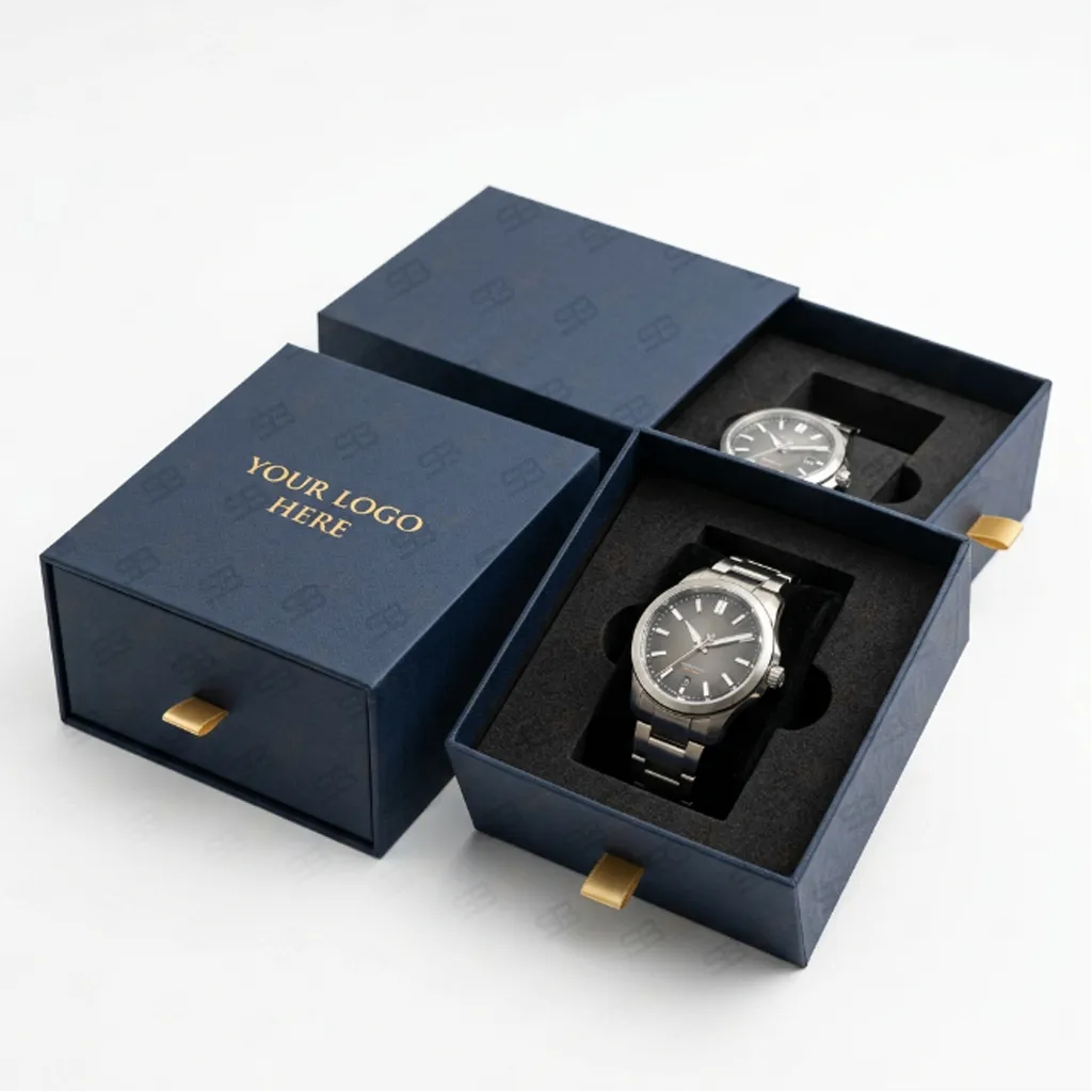 Drawer-Style Watch Box with Inserts